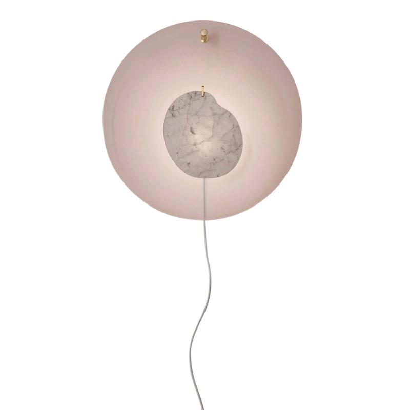 Gioia LED Wandleuchte, Grösse h. 40 cm, Farbe hellblau (azzurro) von Foscarini