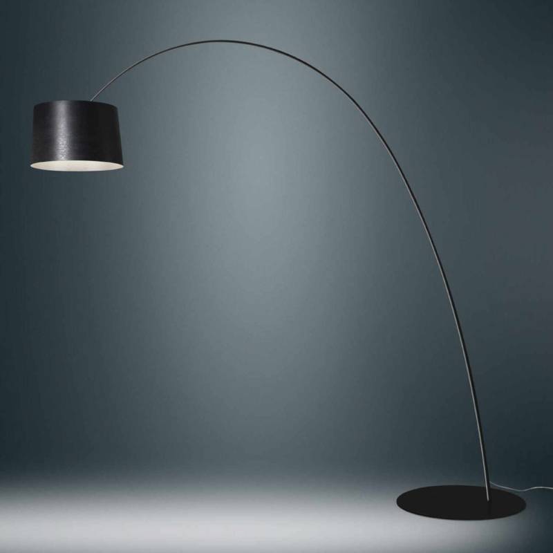 Twiggy Elle LED Bogenleuchte, Farbe schwarz von Foscarini