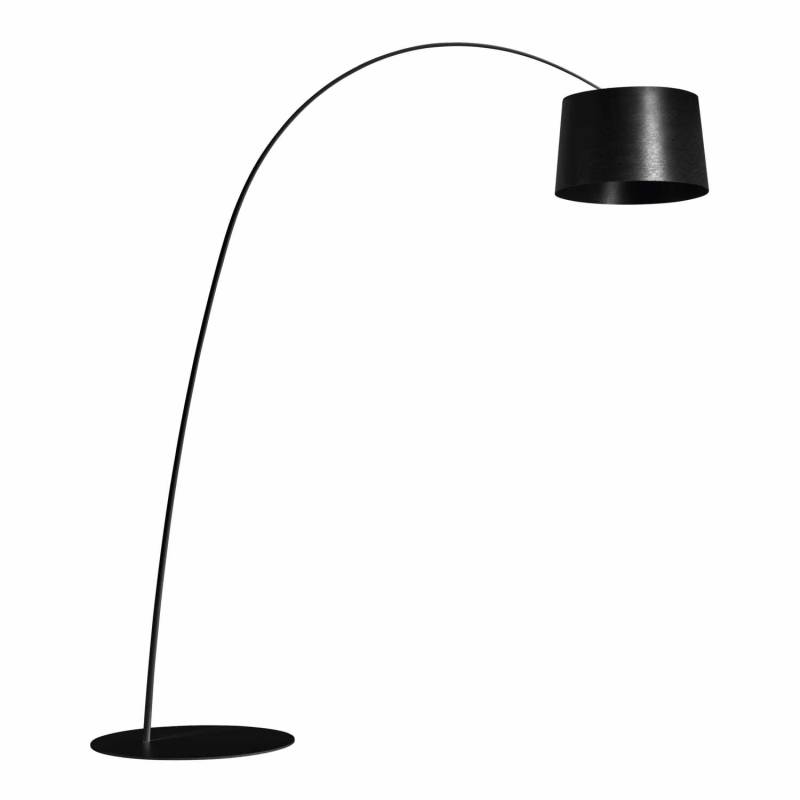 Twiggy Terra LED Bogenleuchte, Farbe schwarz von Foscarini