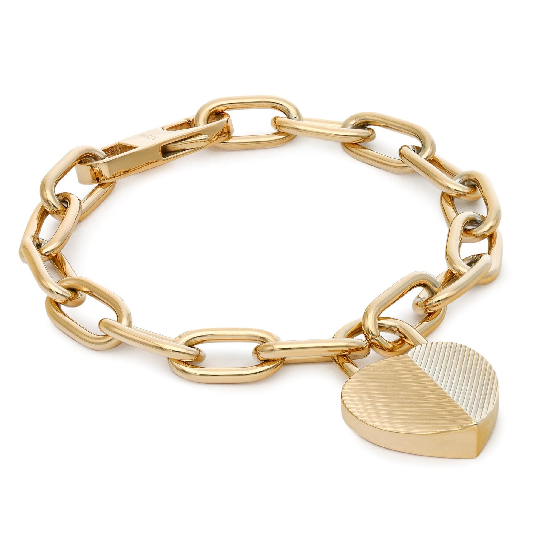 Armband Fossil Harlow Linear Texture Heart JF04658710 Goldfarben Armband Fossil Harlow Linear Texture Heart JF04658710 Goldfarben von Fossil