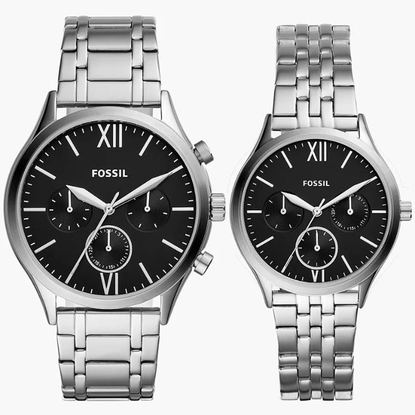 Fossil BQ2469SET Fenmore Damen und Herrenuhr von Fossil