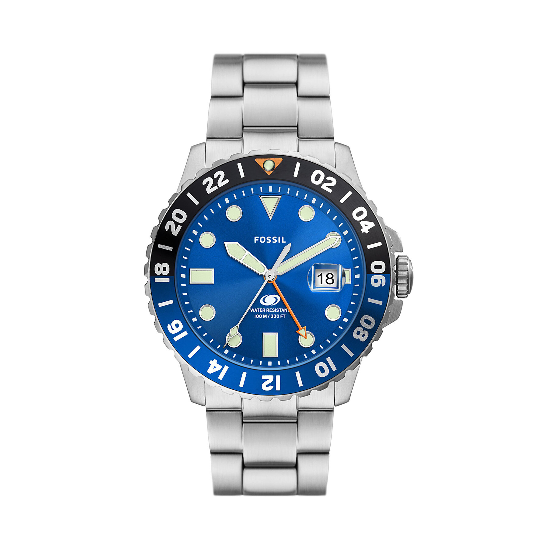 Uhr Fossil Blue FS5991 Silberfarben von Fossil