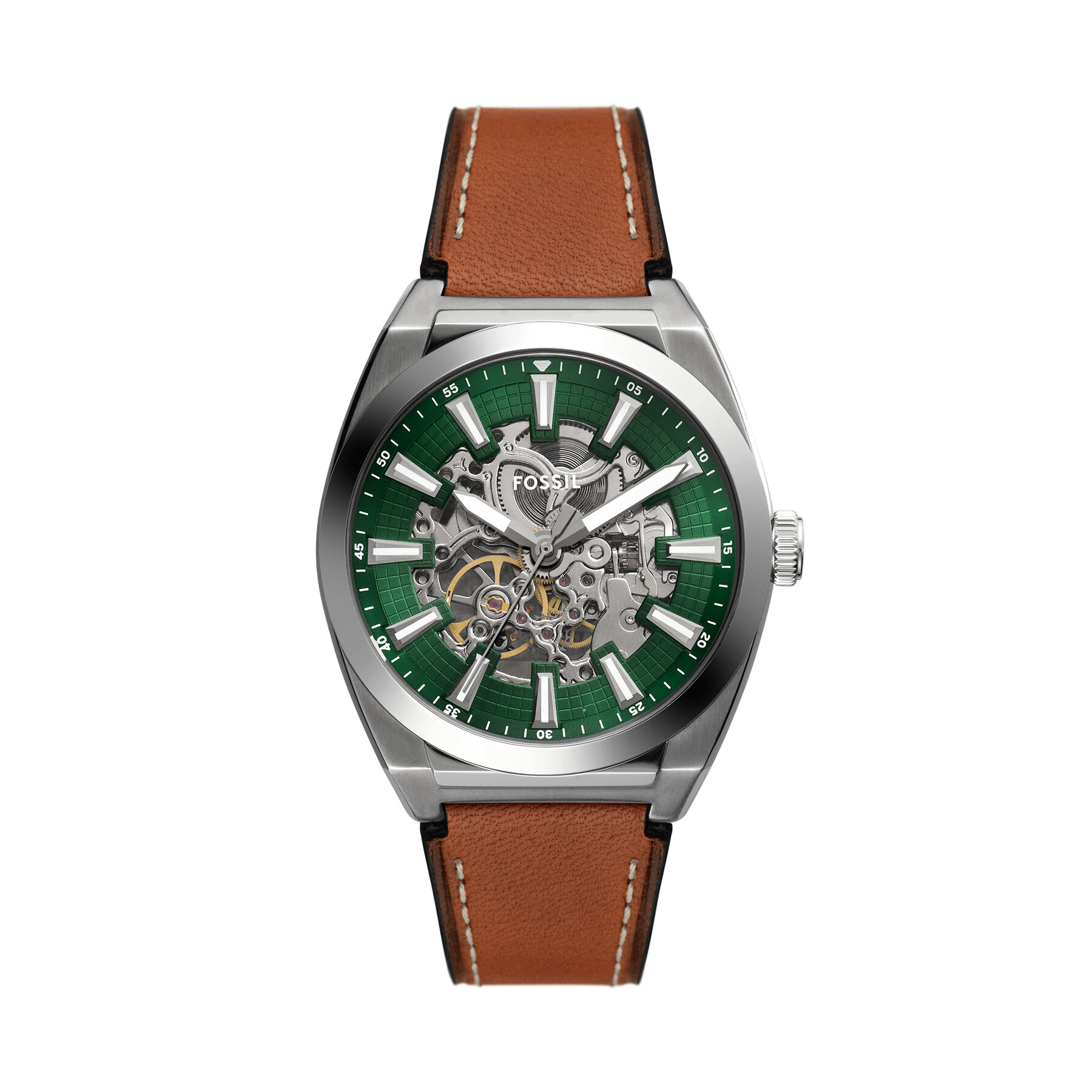 Uhr Fossil Everett Skeleton Automatic ME3261 Grün Uhr Fossil Everett Skeleton Automatic ME3261 Grün von Fossil