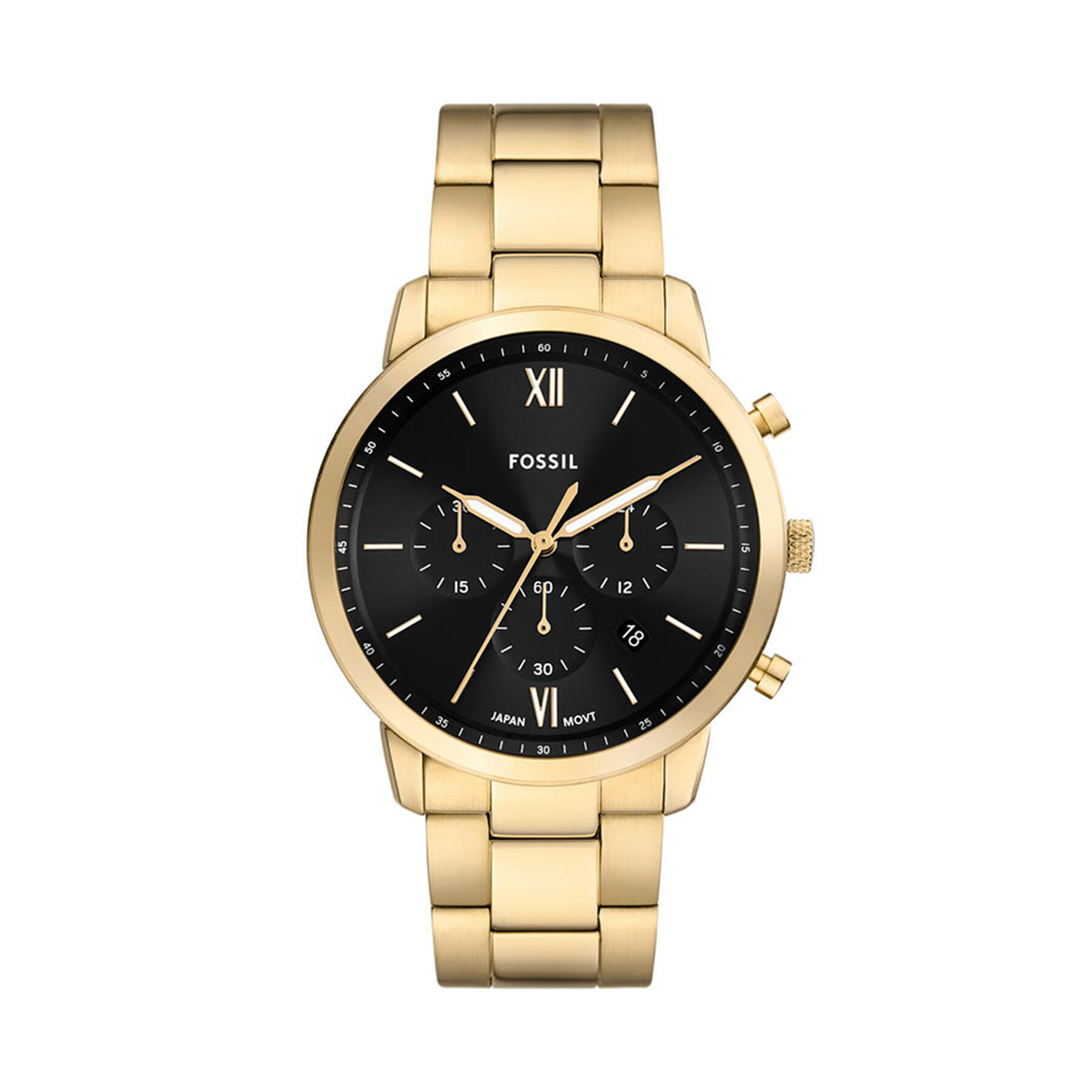 Uhr Fossil Neutra Chronograph FS6093 Goldfarben Uhr Fossil Neutra Chronograph FS6093 Goldfarben von Fossil