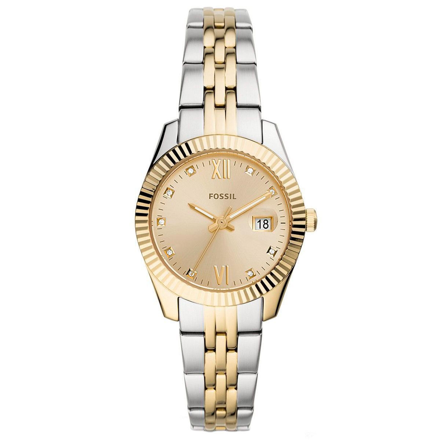 Uhr Fossil Scarlette Mini ES4949 Silberfarben Uhr Fossil Scarlette Mini ES4949 Silberfarben von Fossil