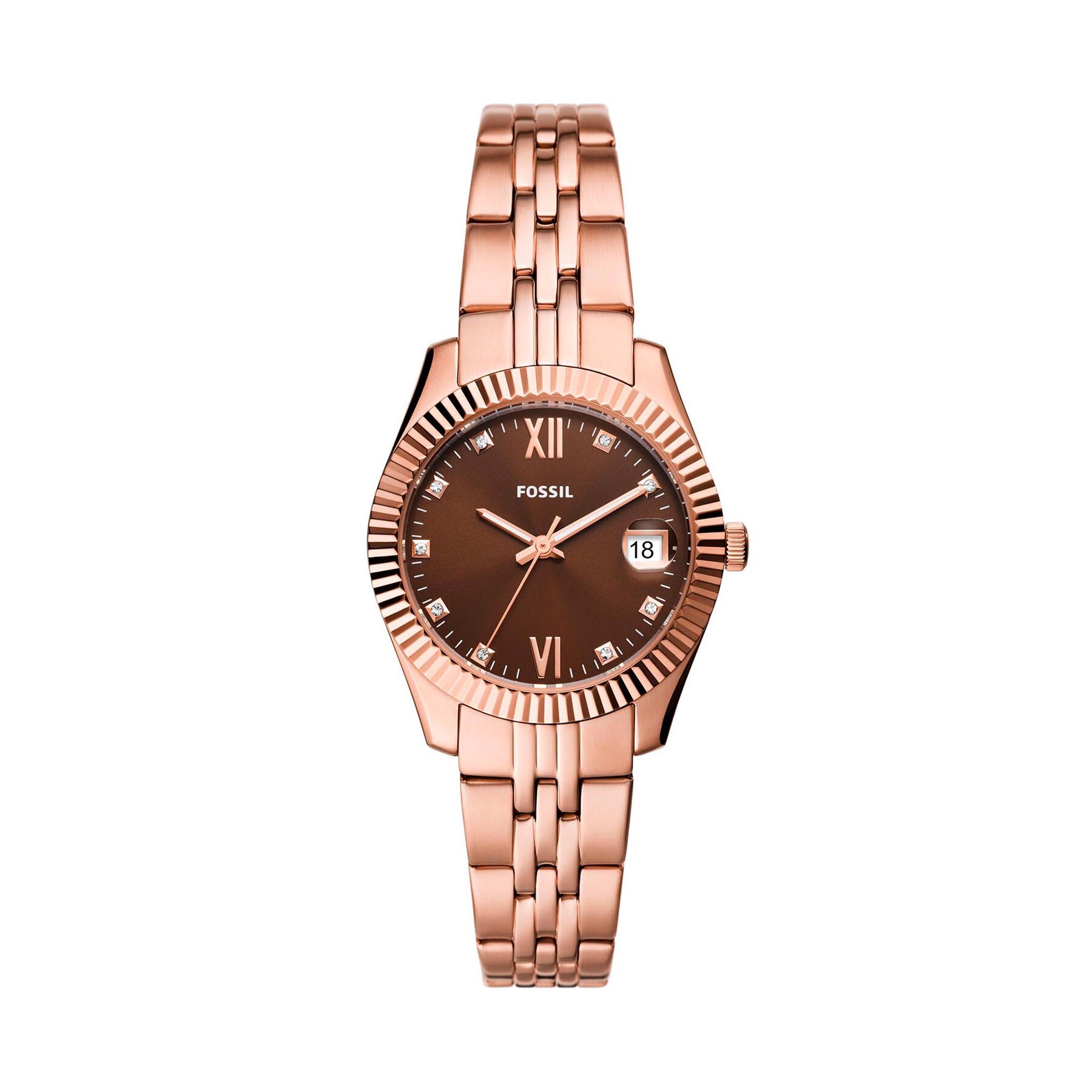 Uhr Fossil Scarlette Mini ES5324 Goldfarben Uhr Fossil Scarlette Mini ES5324 Goldfarben von Fossil