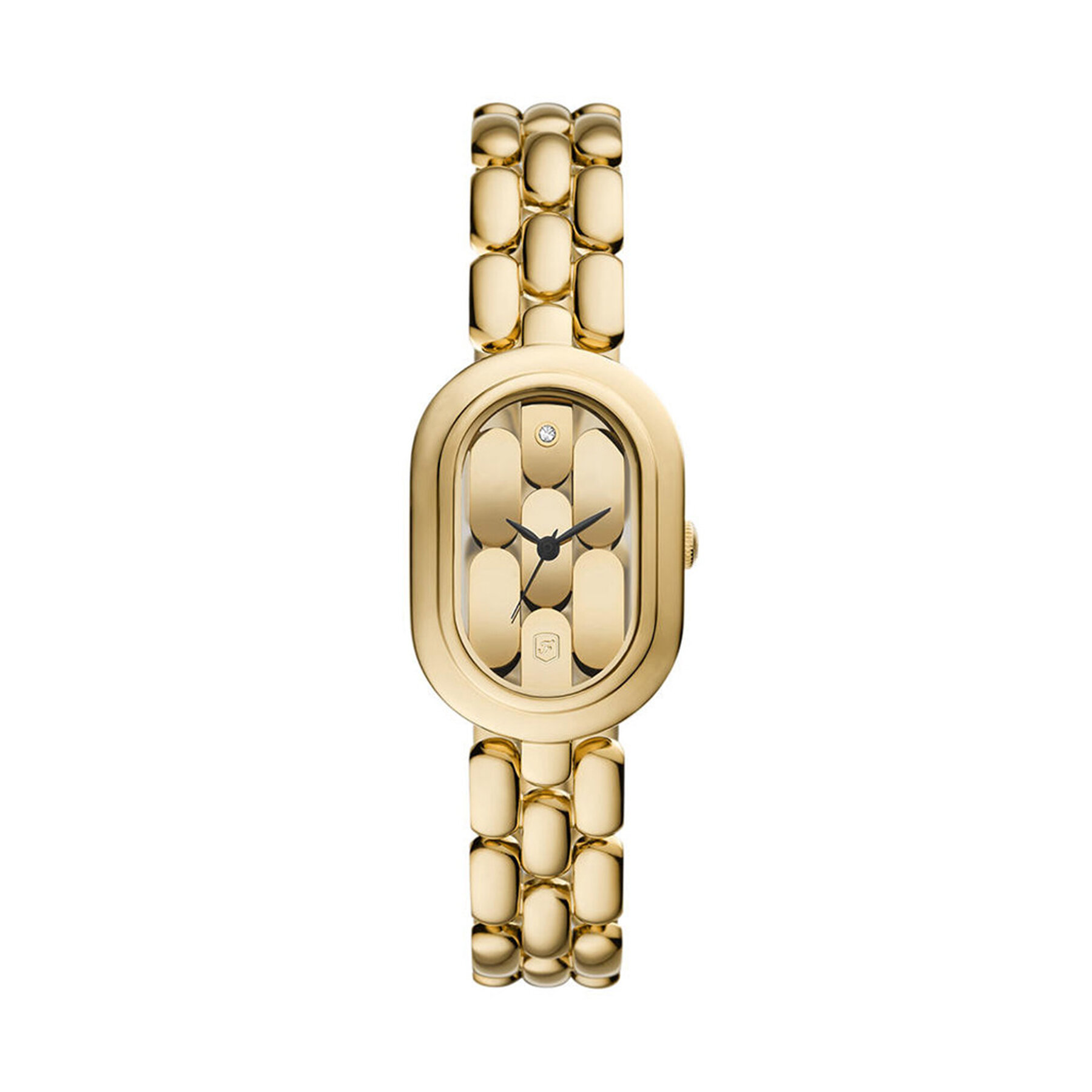 Uhr Fossil Sloan Gold-Tone Stainless Steel ES5380 Goldfarben Uhr Fossil Sloan Gold-Tone Stainless Steel ES5380 Goldfarben von Fossil