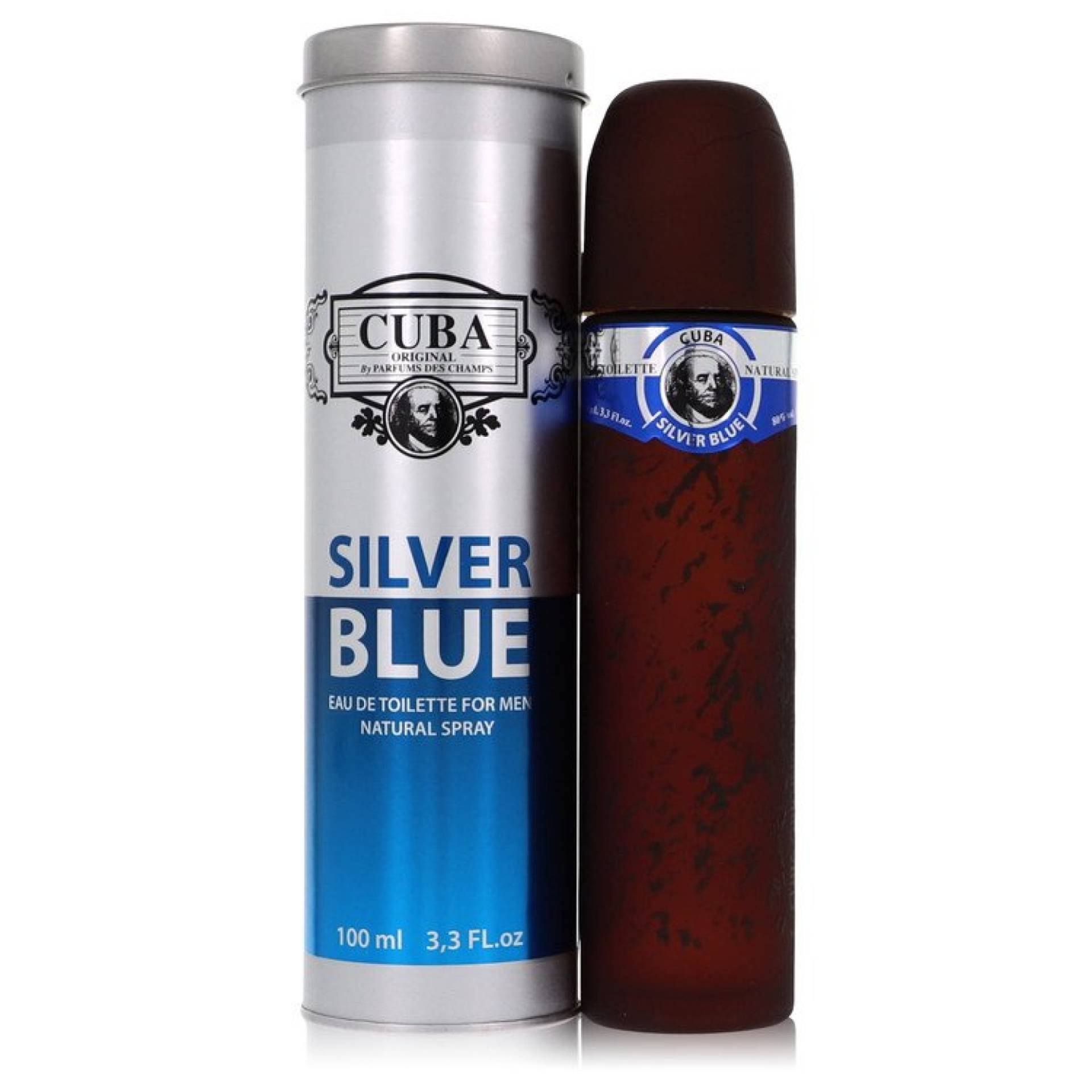 Fragluxe Cuba Silver Blue Eau De Toilette Spray 100 ml Fragluxe Cuba Silver Blue Eau De Toilette Spray 100 ml von Fragluxe