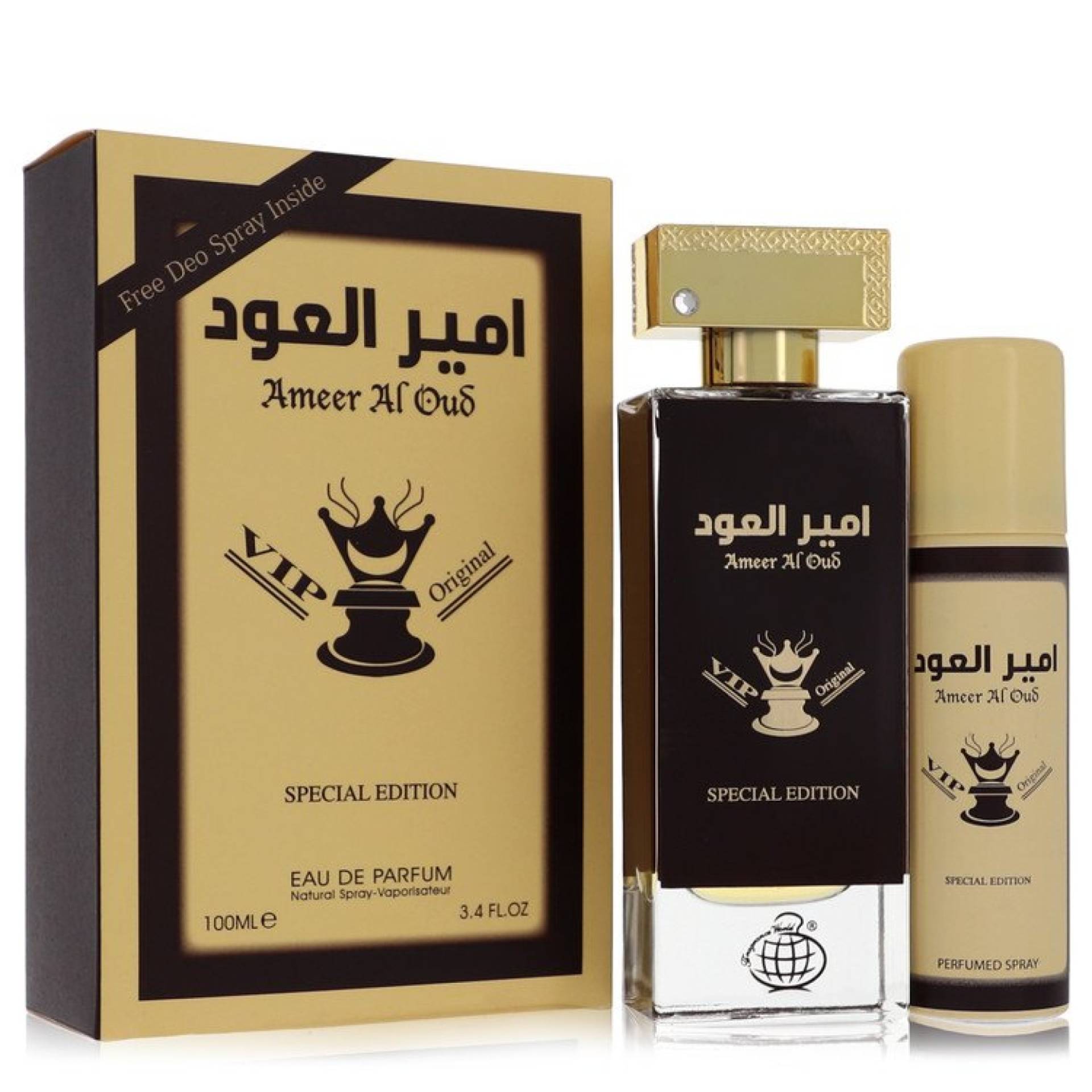 Fragrance World Ameer Al Oud Vip Original Special Edition 100 ml Eau De Parfum Spray + 50 ml Deodorant Spray 100 ml von Fragrance World