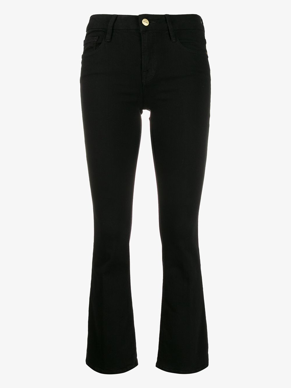 FRAME slim-fit cropped jeans - Black von FRAME