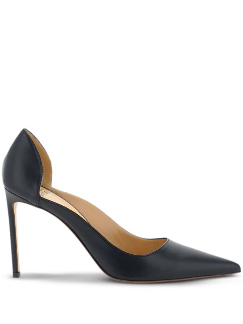 Francesco Russo leather pumps - Black von Francesco Russo