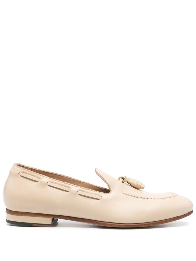 Francesco Russo tassel leather loafers - Neutrals von Francesco Russo