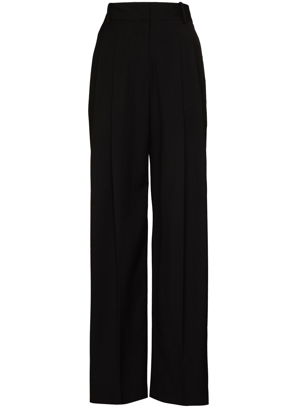 The Frankie Shop Gelso high-waisted darted trousers - Black von The Frankie Shop