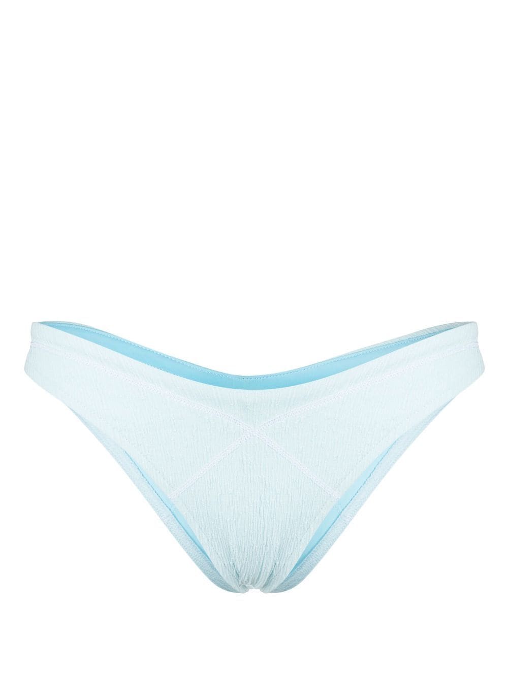 Frankies Bikinis Enzo Crinkle bikini bottoms - Blue von Frankies Bikinis