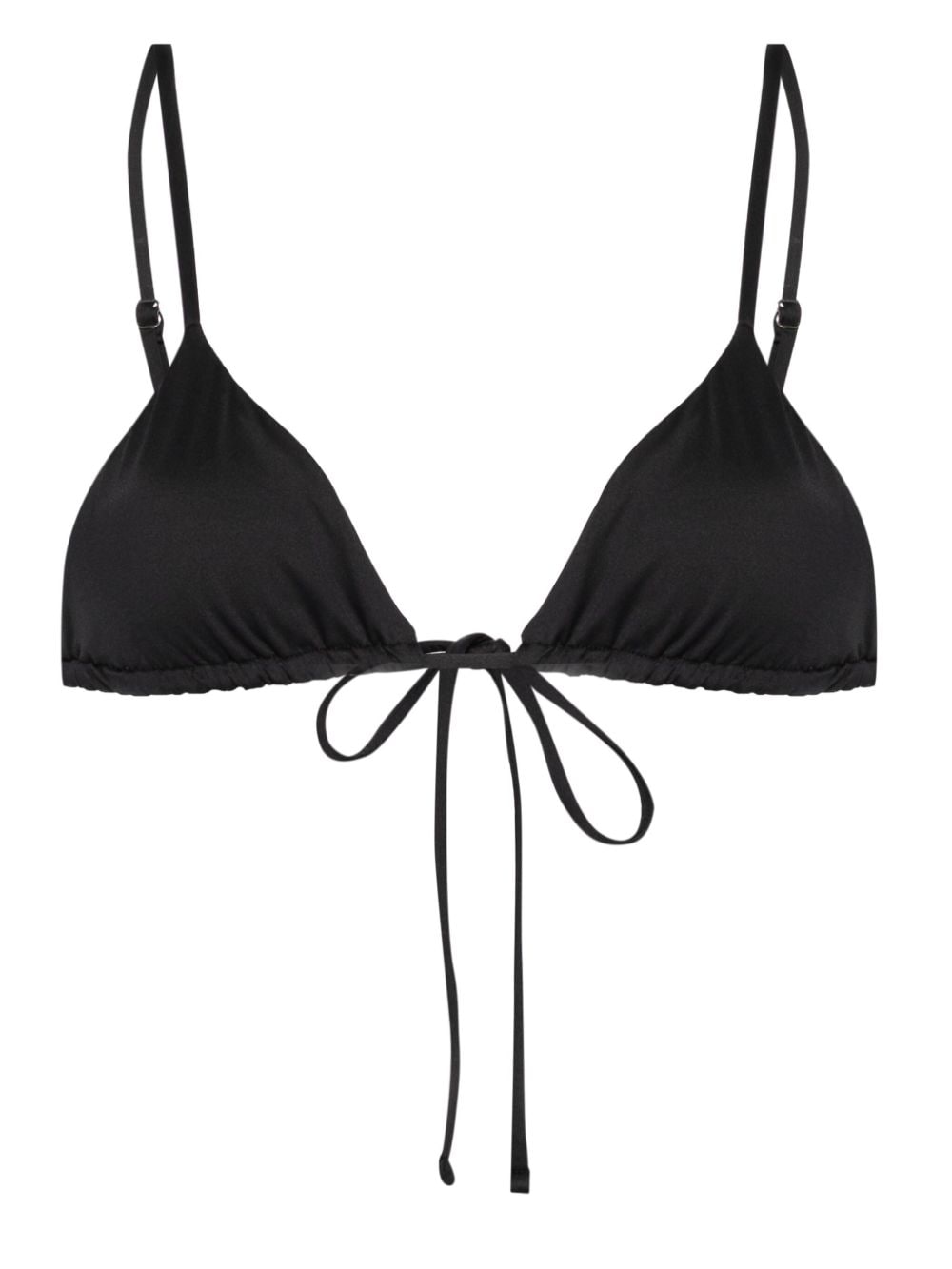 Frankies Bikinis Lumia triangle-cup bikini top - Black von Frankies Bikinis