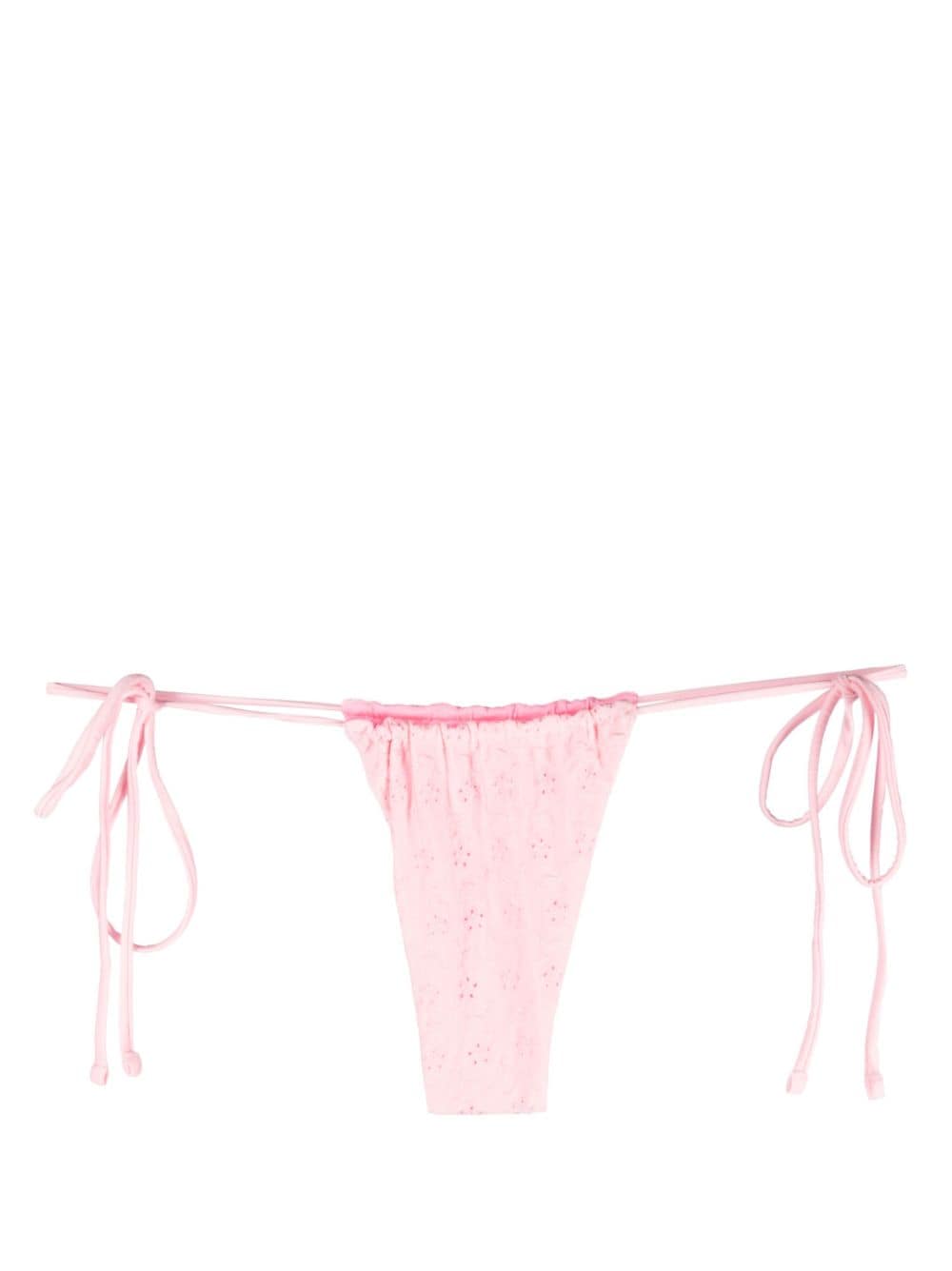 Frankies Bikinis broderie anglaise bikini bottoms - Pink von Frankies Bikinis