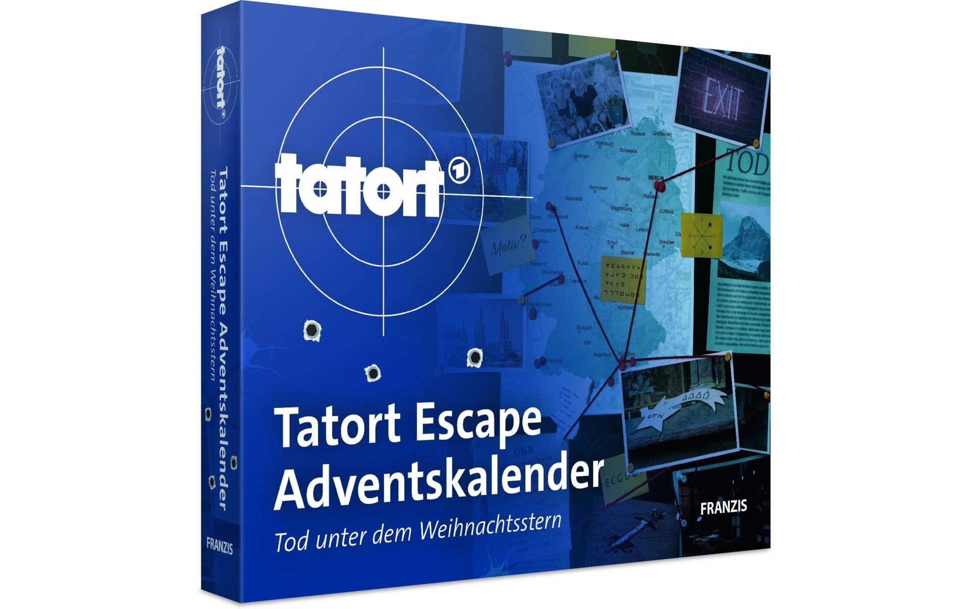 Franzis Adventskalender »Tatort Escape«, ab 16 Jahren, Schwierigkeitsgrad: Einsteiger von Franzis