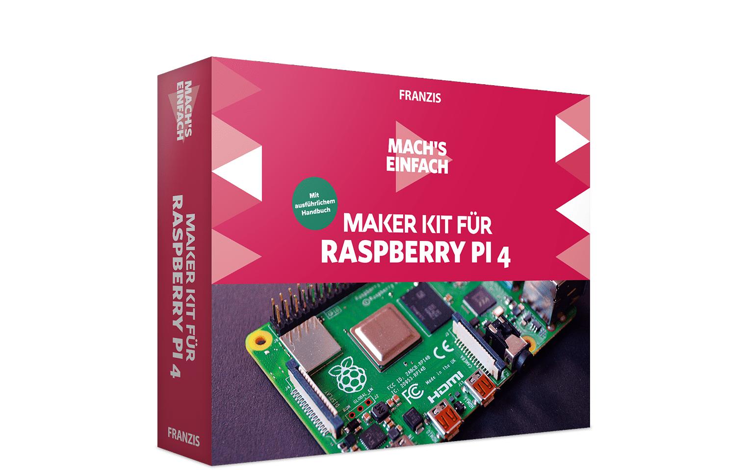 Franzis Lernspielzeug »Maker Kit für Raspberry Pi 4« von Franzis