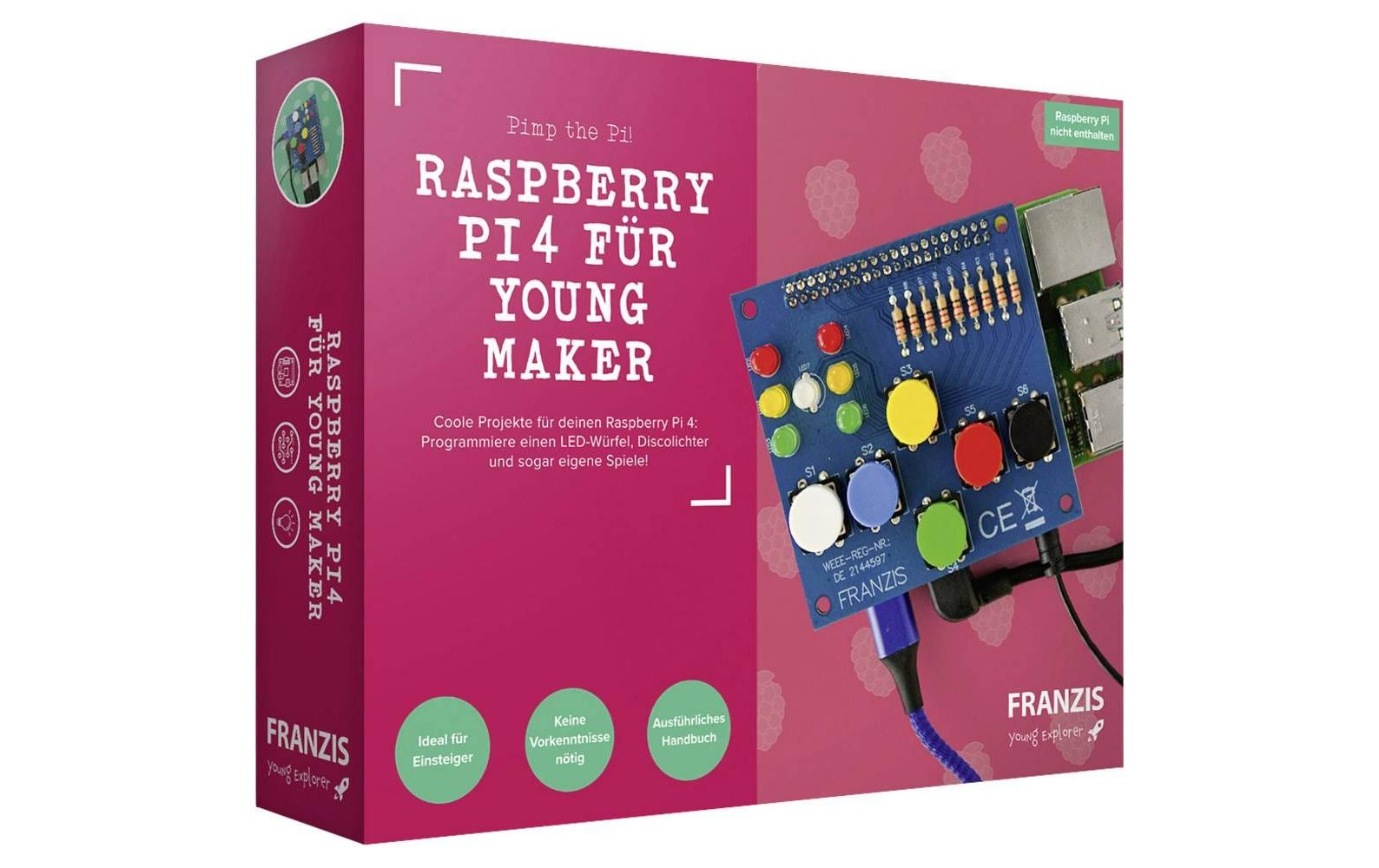Franzis Lernspielzeug »Young Maker für Raspberry 4 Deutsch« Franzis Lernspielzeug »Young Maker für Raspberry 4 Deutsch« von Franzis