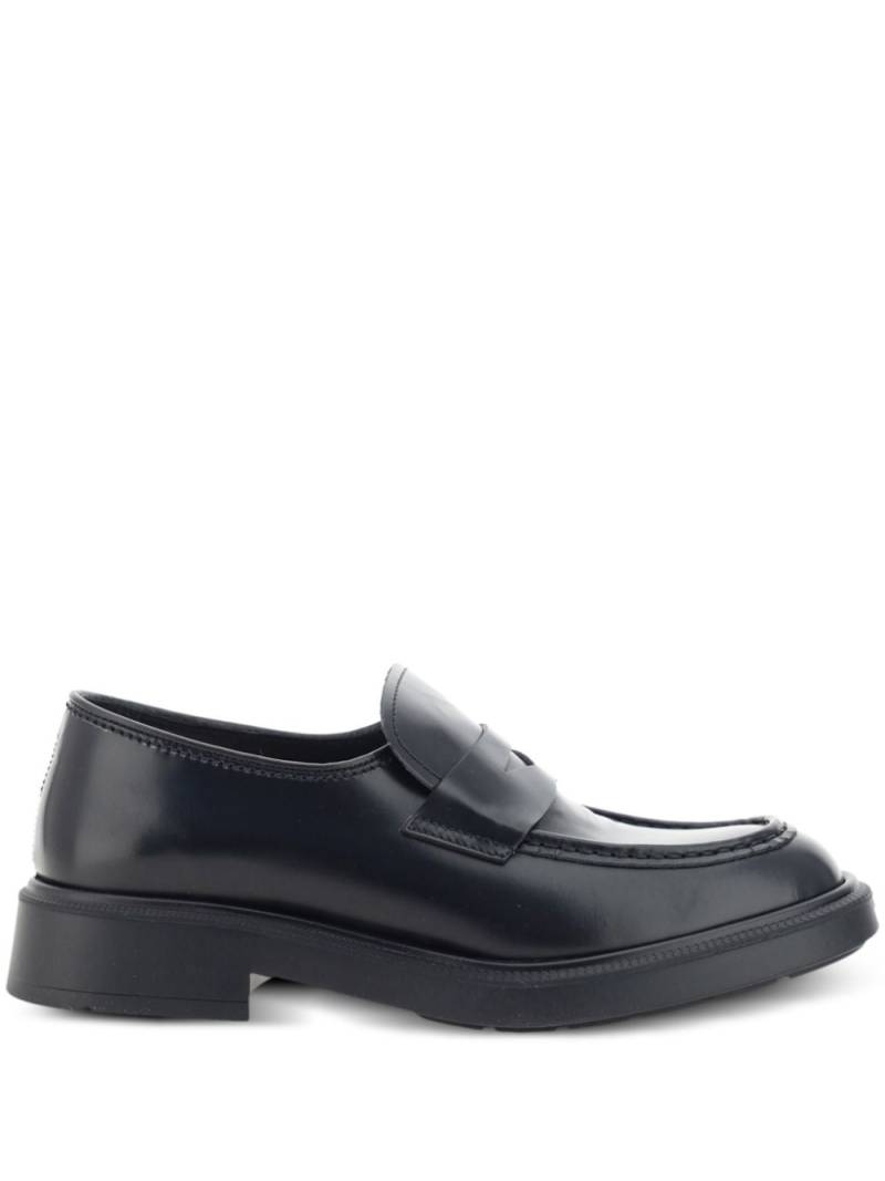 Fratelli Rossetti almond-toe leather loafers - Black von Fratelli Rossetti