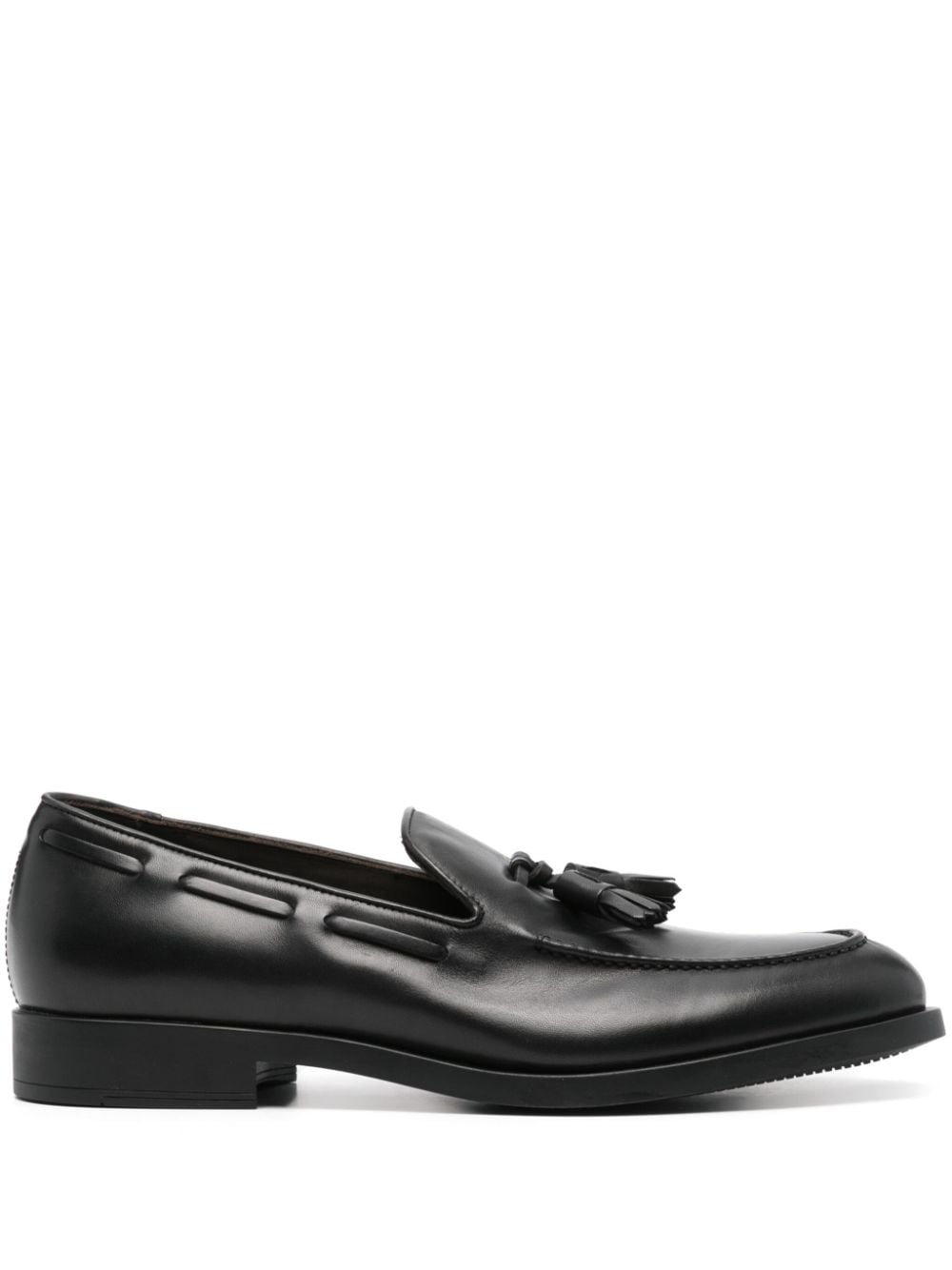 Fratelli Rossetti leather boat shoes - Black von Fratelli Rossetti