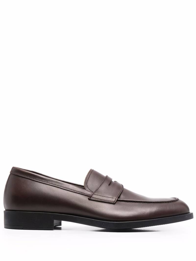 Fratelli Rossetti low-heel leather loafers - Brown von Fratelli Rossetti