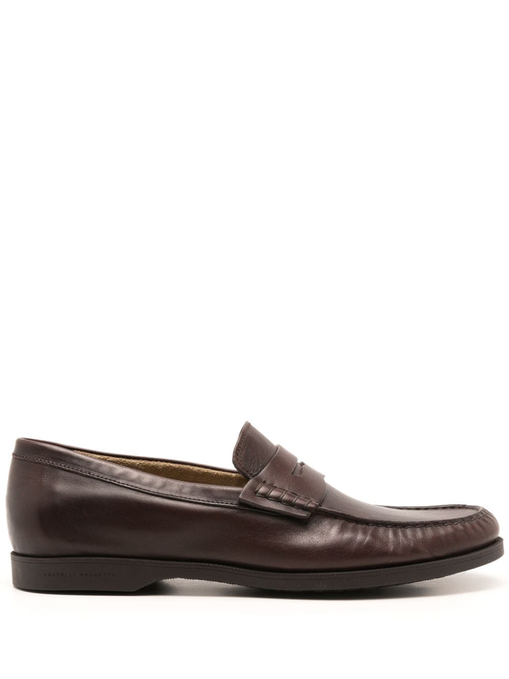 Fratelli Rossetti penny-slot leather loafers - Brown von Fratelli Rossetti