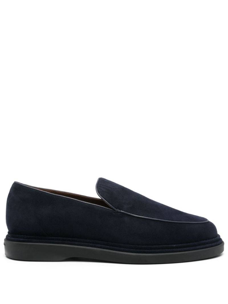 Fratelli Rossetti suede loafers - Blue von Fratelli Rossetti