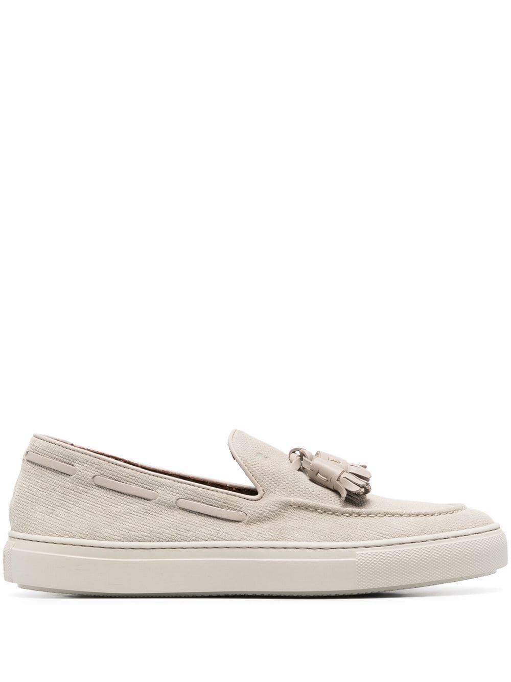 Fratelli Rossetti tassel-detail leather loafers - Neutrals von Fratelli Rossetti