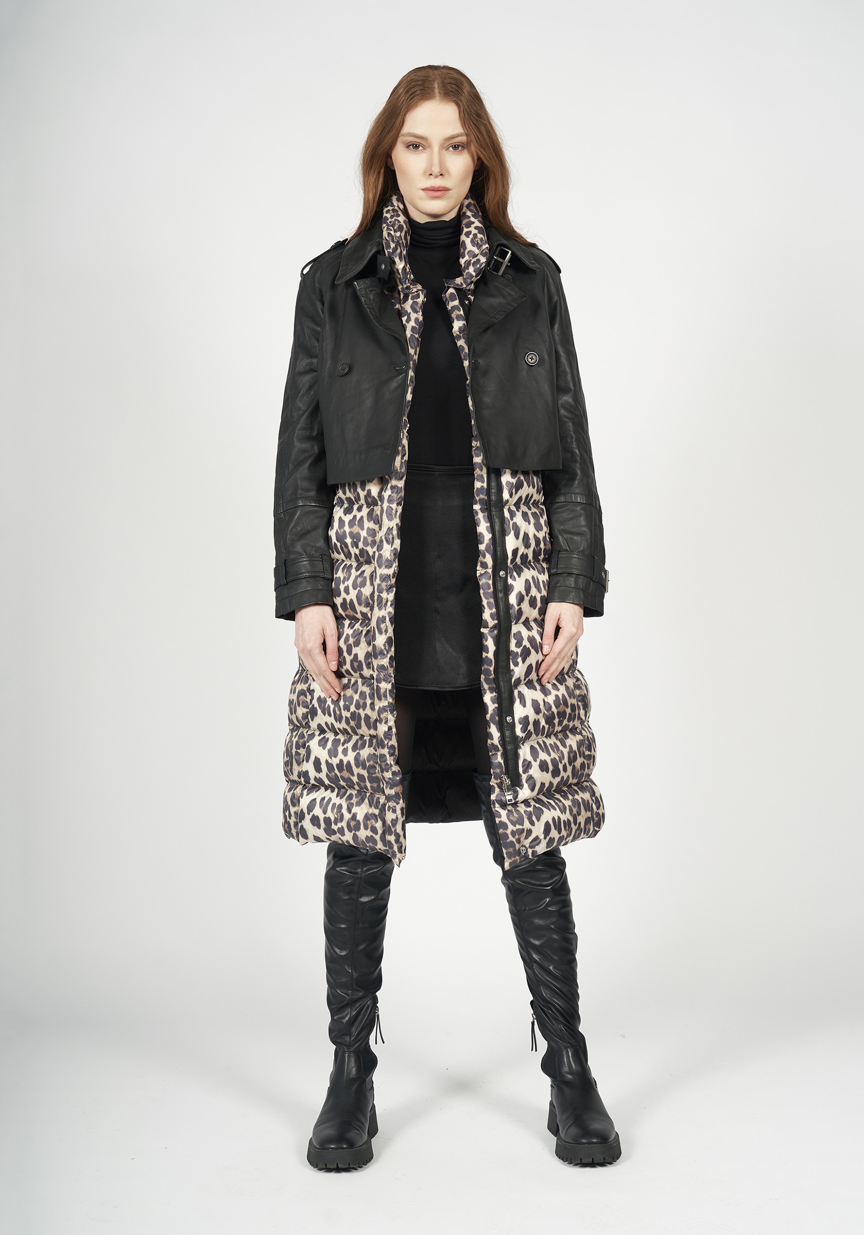 Freaky Nation Lederjacke »Center Stage« Freaky Nation Lederjacke »Center Stage« von Freaky Nation
