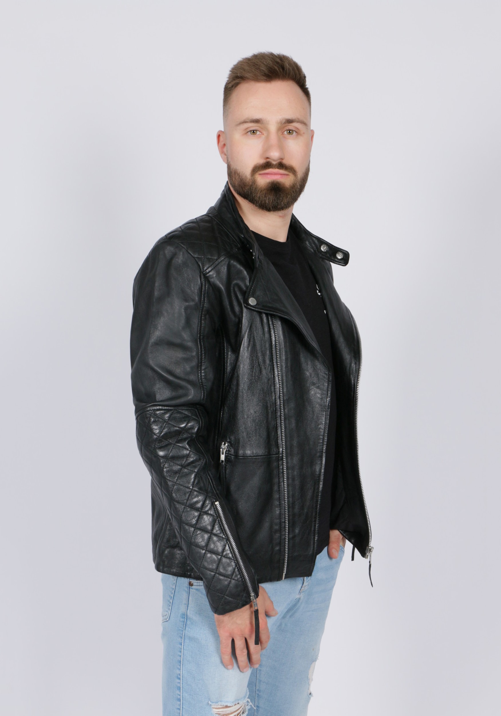 Freaky Nation Lederjacke »Cruiser« Freaky Nation Lederjacke »Cruiser« von Freaky Nation