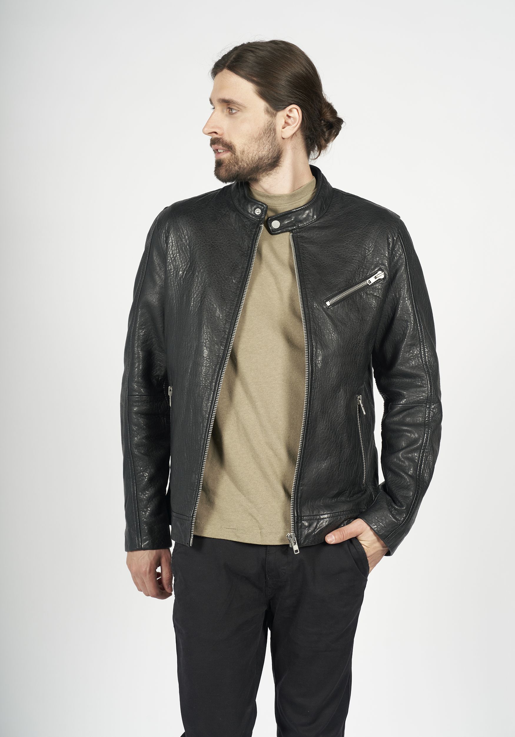 Freaky Nation Lederjacke »Hannes-FN SB« Freaky Nation Lederjacke »Hannes-FN SB« von Freaky Nation