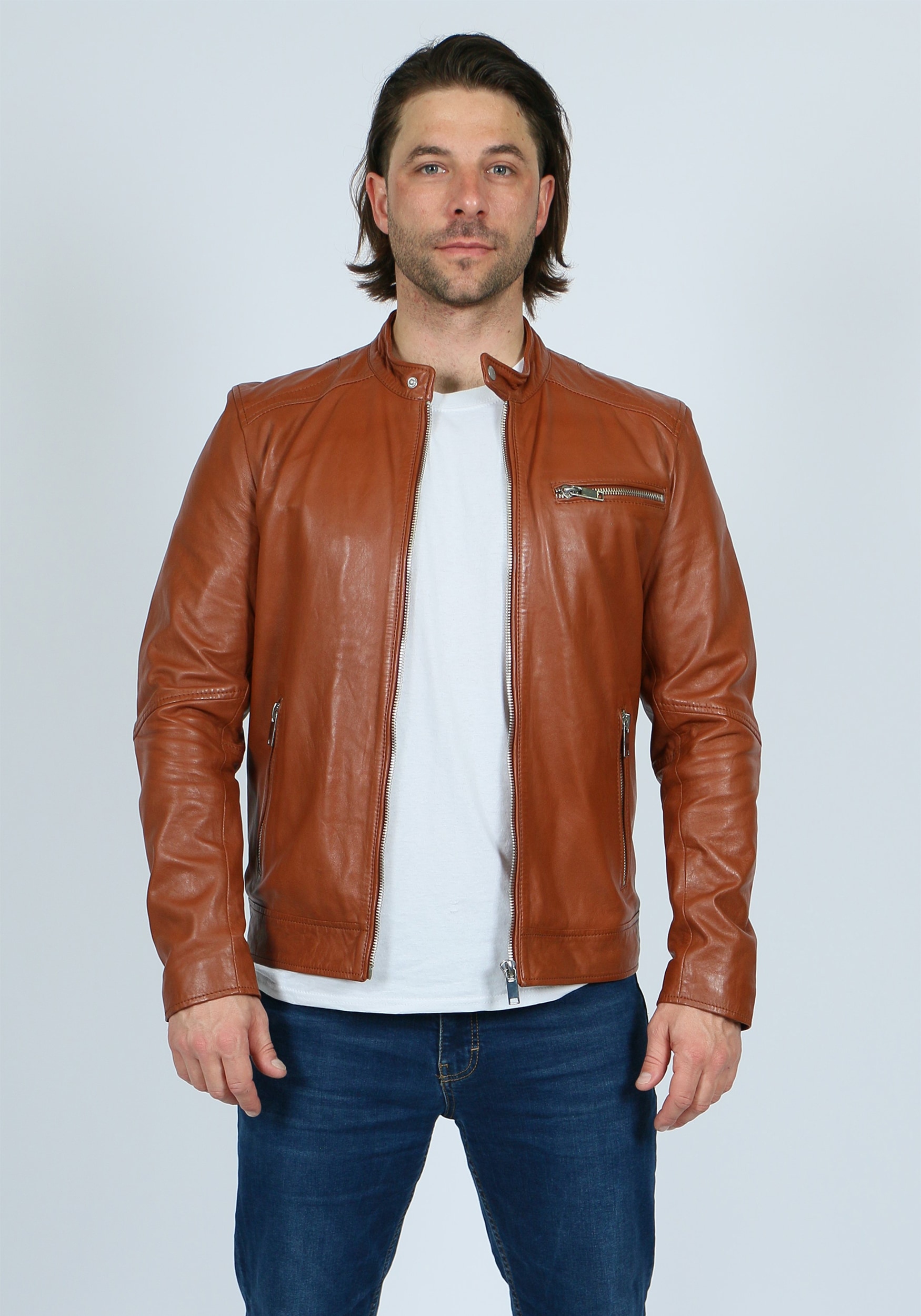 Freaky Nation Lederjacke »Lucky Jim-FN« Freaky Nation Lederjacke »Lucky Jim-FN« von Freaky Nation
