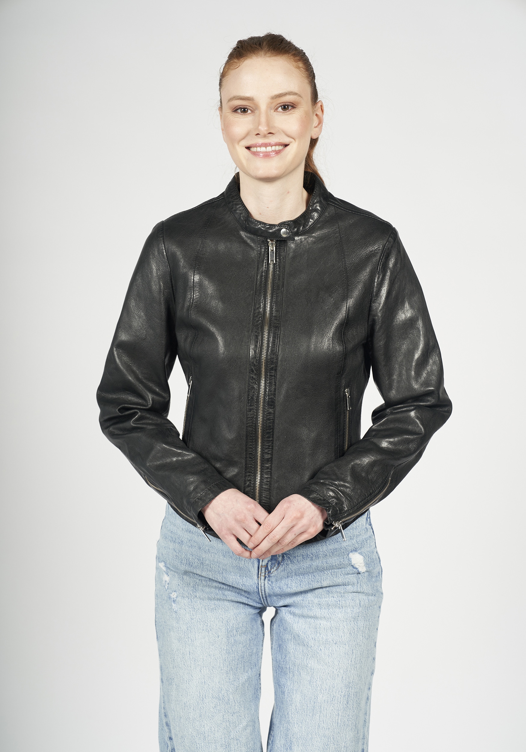 Freaky Nation Lederjacke »Maily-FN« Freaky Nation Lederjacke »Maily-FN« von Freaky Nation