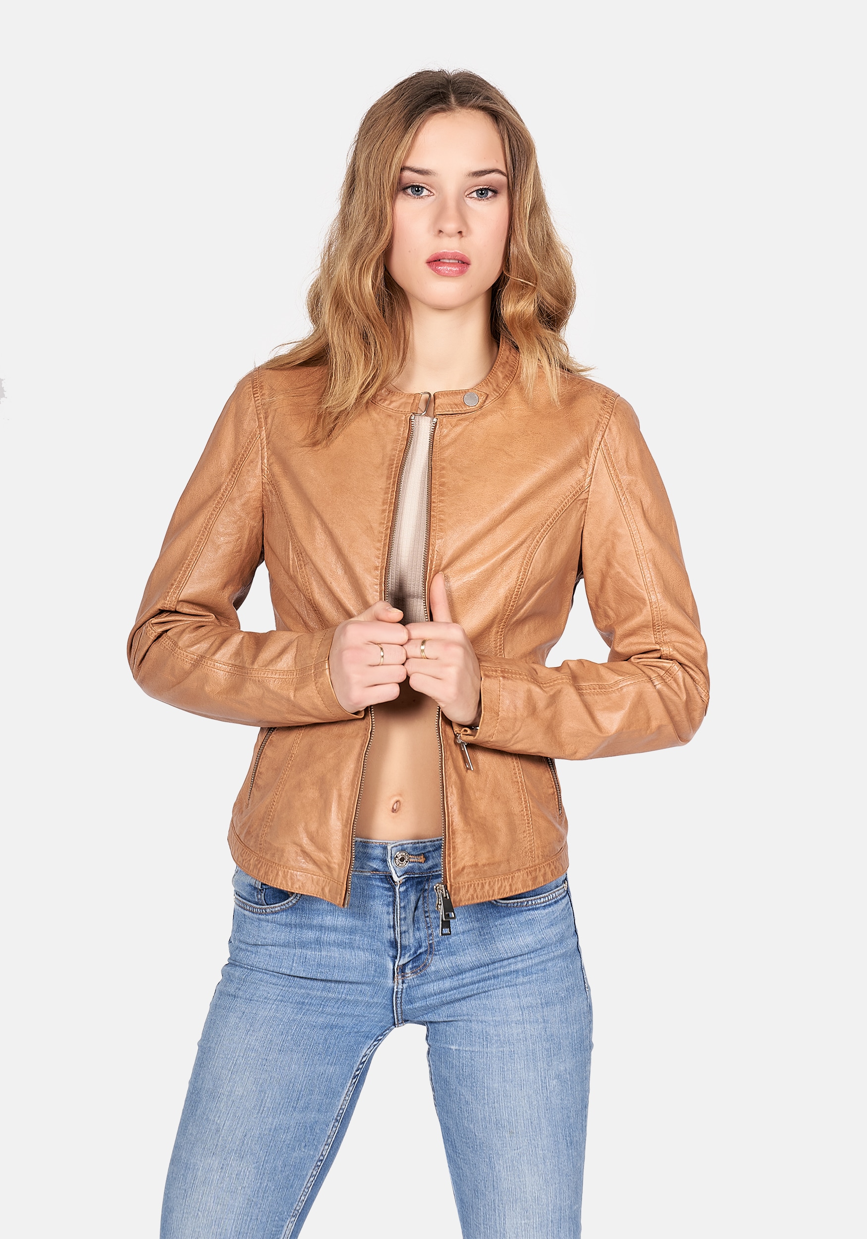 Freaky Nation Lederjacke »New Tula-FN« Freaky Nation Lederjacke »New Tula-FN« von Freaky Nation