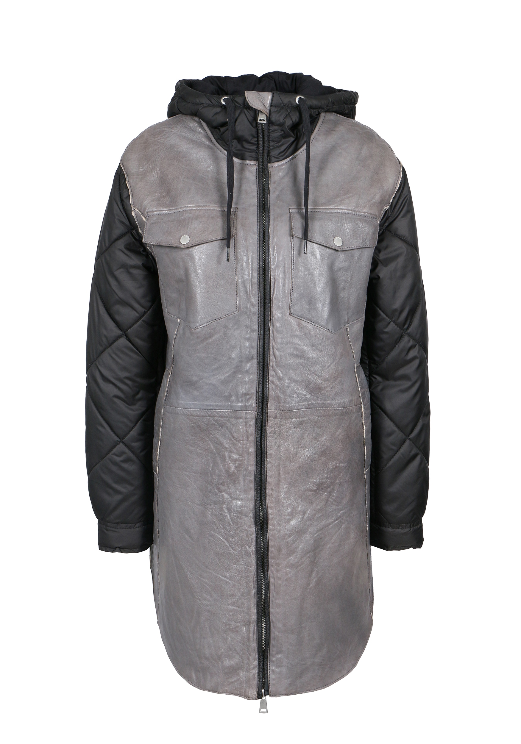 Freaky Nation Ledermantel »Alpin Parka-FN« Freaky Nation Ledermantel »Alpin Parka-FN« von Freaky Nation