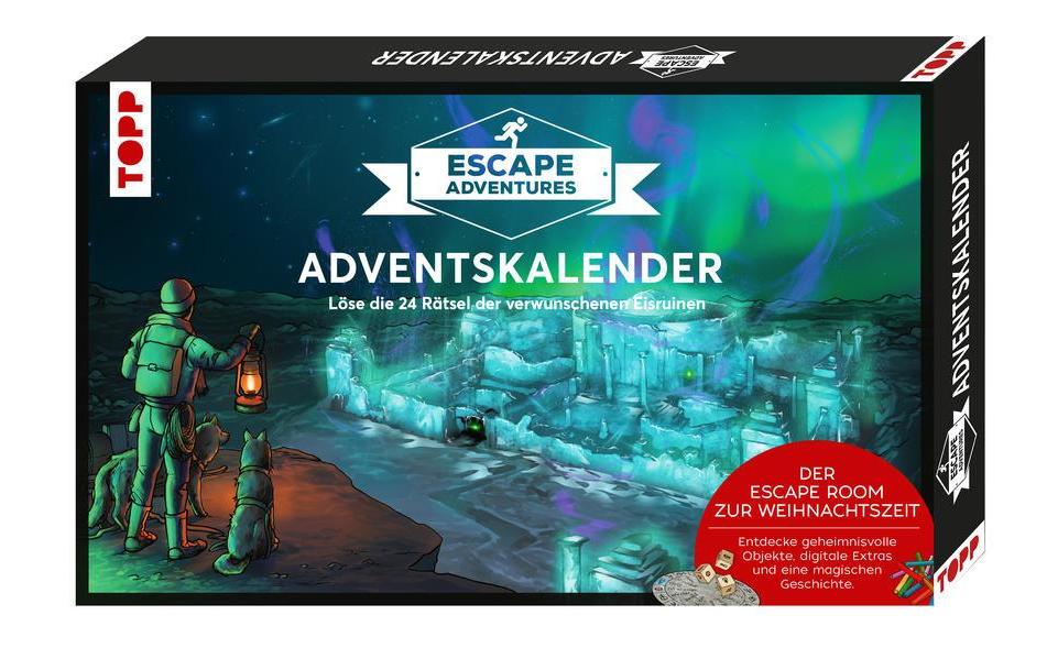 Frech Verlag Adventskalender »Escape Adventure«, für Erwachsene von Frech Verlag