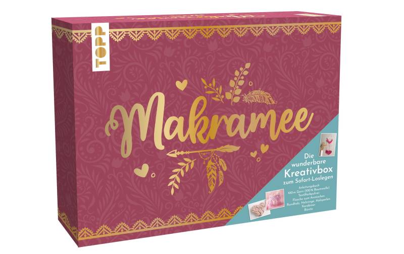 Kreativset »Bastelset Makramee Kreativbox«, (0 tlg.), Holzart: Esche, Schima (China, USA) von Frech Verlag