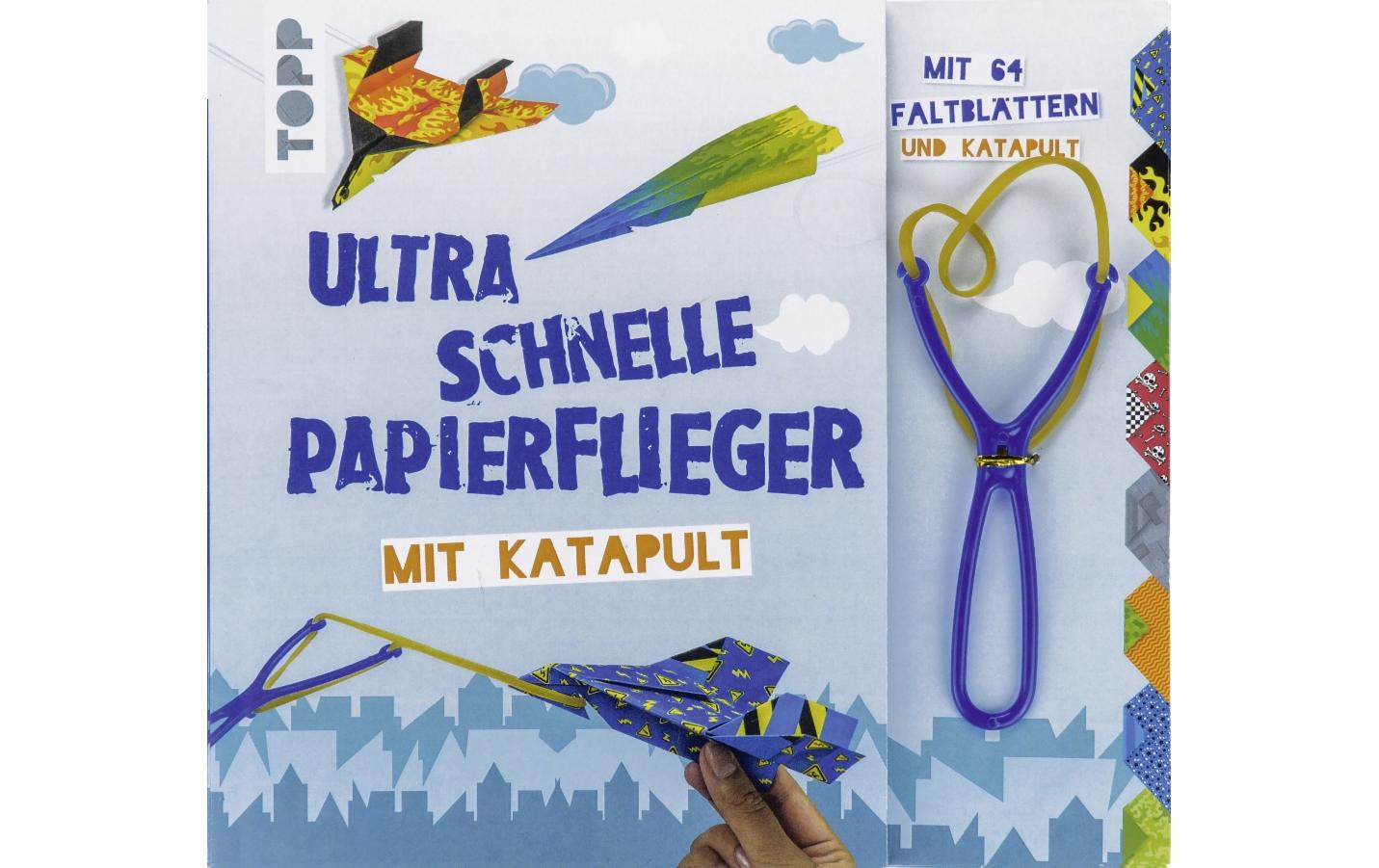 Kreativset »Bastelset Papierflieger«, (66 tlg.) von Frech Verlag