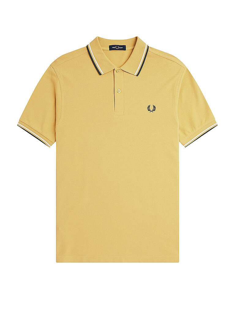 FRED PERRY Poloshirt M3600 gelb | L von Fred Perry