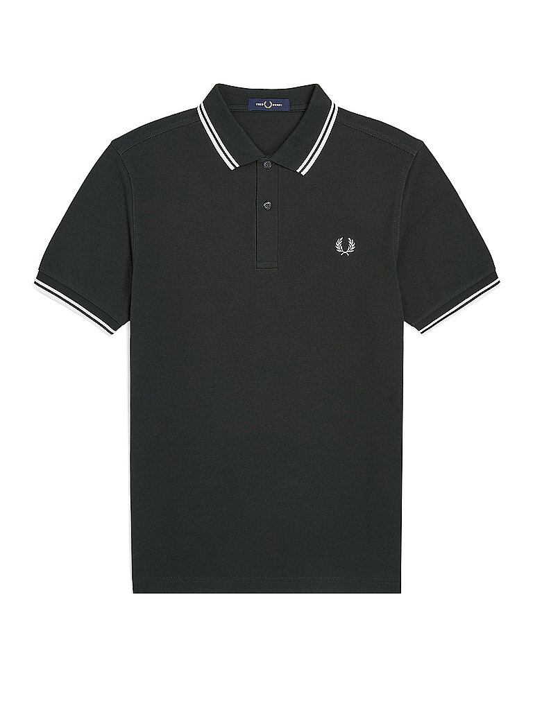 FRED PERRY Poloshirt M3600 dunkelgrün | L von Fred Perry