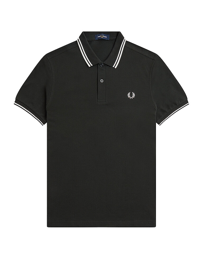 FRED PERRY Poloshirt M3600 dunkelgrün | L von Fred Perry