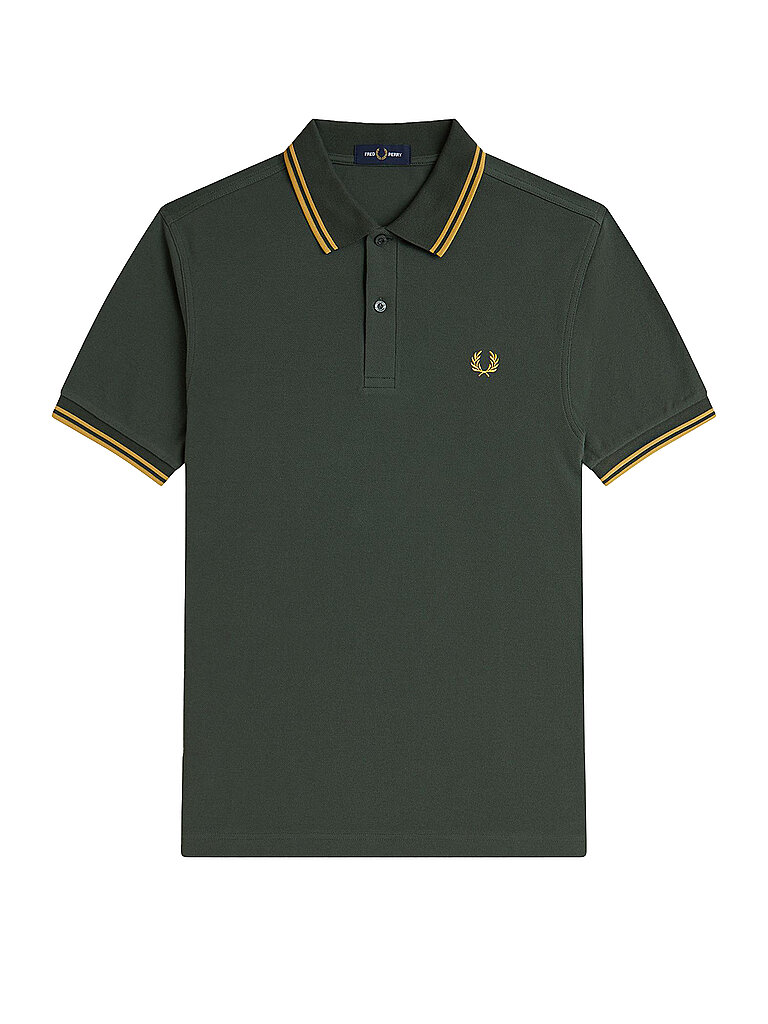 FRED PERRY Poloshirt M3600 grün | L von Fred Perry