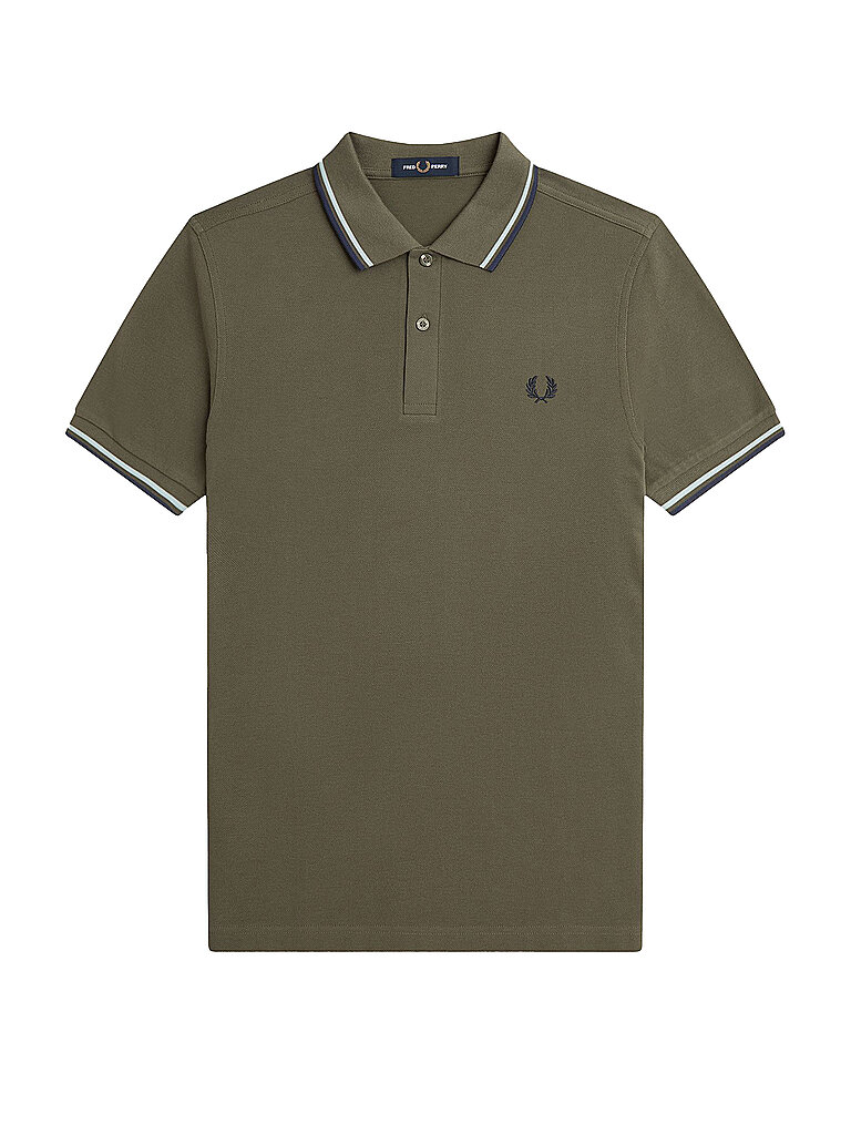 FRED PERRY Poloshirt M3600 olive | L von Fred Perry