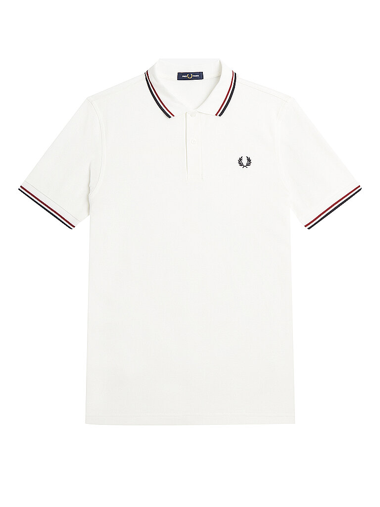 FRED PERRY Poloshirt M3600 weiss | L von Fred Perry