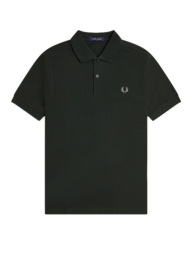 FRED PERRY Poloshirt Slim Fit dunkelgrün | S von Fred Perry