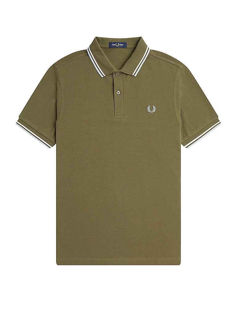 FRED PERRY Poloshirt olive | L von Fred Perry