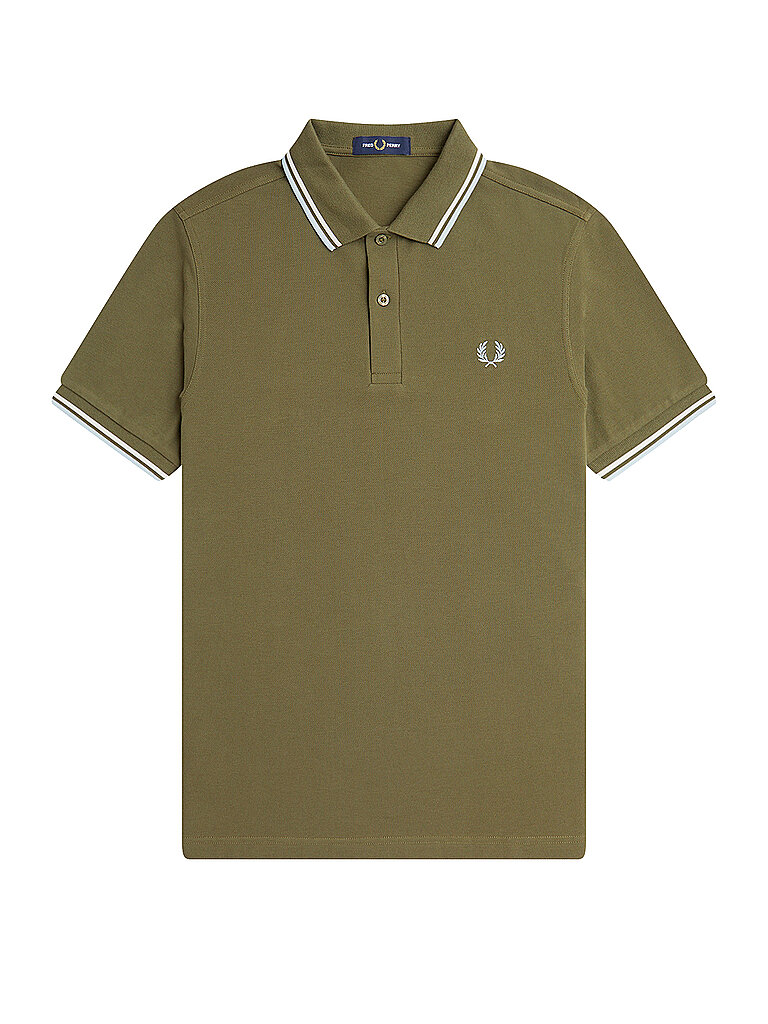 FRED PERRY Poloshirt olive | S von Fred Perry