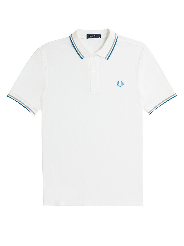 FRED PERRY Poloshirt weiss | M von Fred Perry