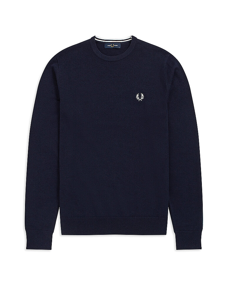 FRED PERRY Pullover  blau | S von Fred Perry